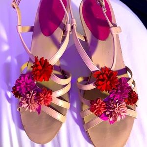 Tajaron wedge sandals Pink/Red Size 10
